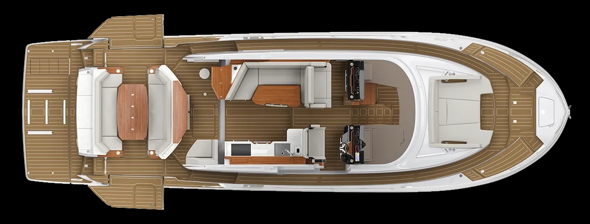 ALFRESCO BREAKFAST BAR MODULE AND AFT SEATING MODULE