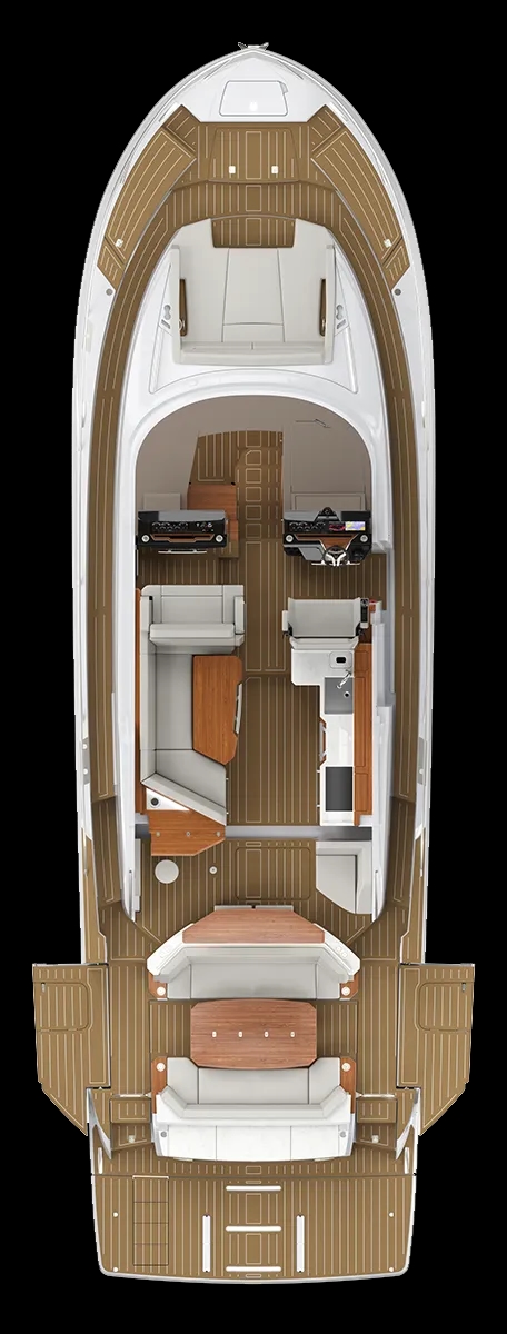 ALFRESCO BREAKFAST BAR MODULE AND AFT SEATING MODULE