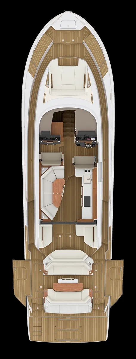 ALFRESCO SEATING MODULE AND AFT LOUNGE MODULE