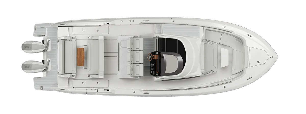 Tiara Yachts 35 LS Exterior Deck Planview